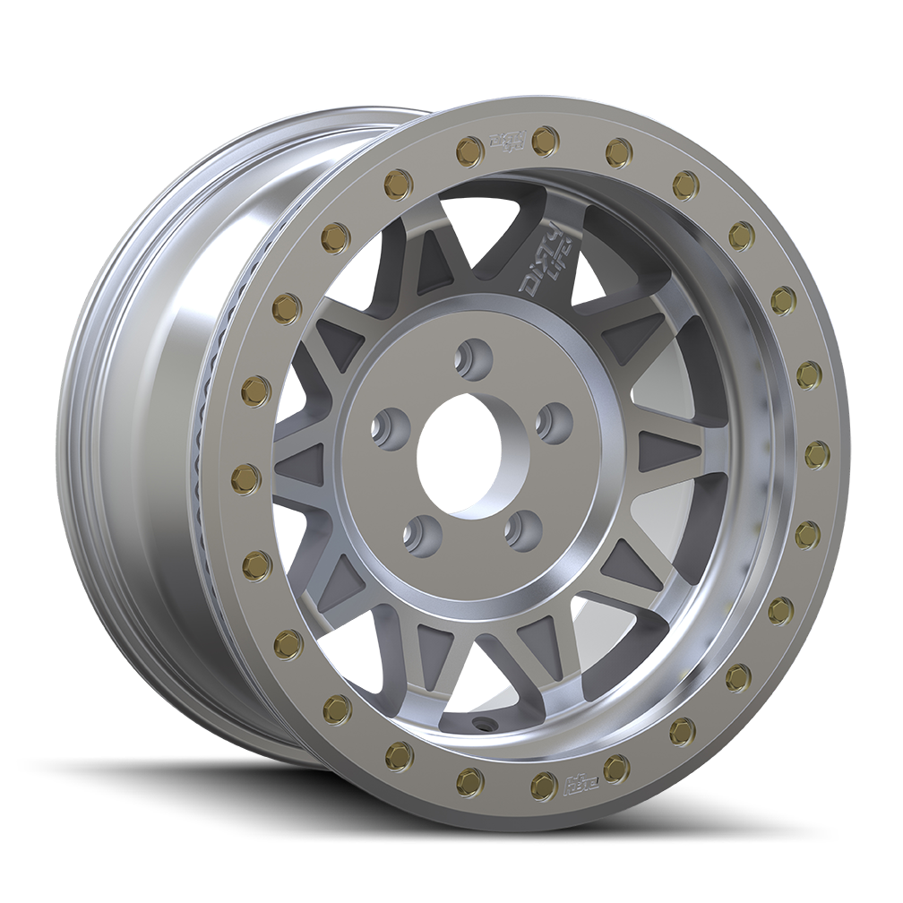 DIRTY LIFE ROADKILL RACE 9302 MACHINED 17X9 6-139.7 -14MM 106MM - Picture 1 of 1